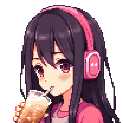 AI pixel art in anime style