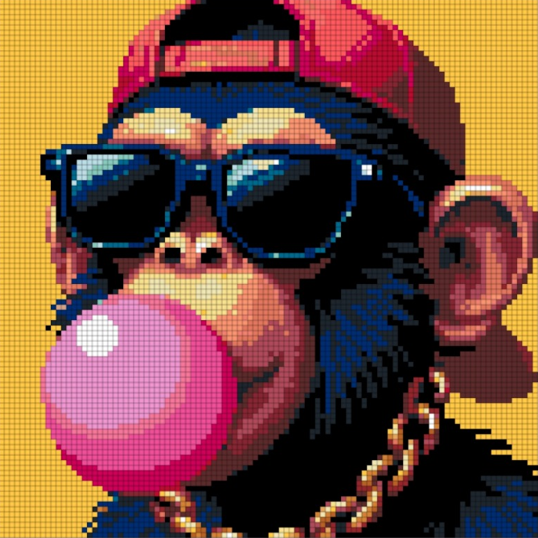 Pixel art imported into PixMaker